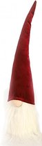 kabouterhoofd Mitchell 40 cm katoen rood