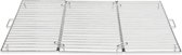 taartrooster opvouwbaar 46 x 32 cm RVS zilver