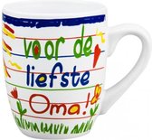feestmok Oma 325 ml junior keramiek wit