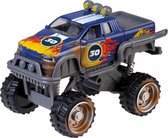 monstertruck Power Team 19 cm die-cast blauw/grijs