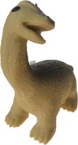 knijpfiguur dinosaurus jongens 15 cm rubber grijs
