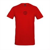 Bracket Big Logo Tee - Rood, XL