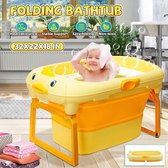TBG™ Babybadje - met Afneembare Bad Kruk - Vouwen Zwembad - Eend Vorm kinderen Bad Vat - Baby Sit - Liggen voor Baby