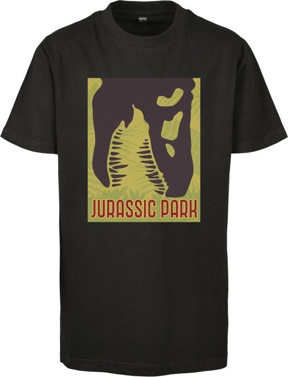 Mister Tee Jurassic Park Jurassic Park Big Logo Kinder T-shirt Kids 146 Zwart