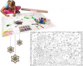 Monumi - Colouring Poster XXL "Christmas Eve Night"