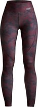 Röhnisch Sportlegging Printed Piping Dames Polyester Paars Mt S