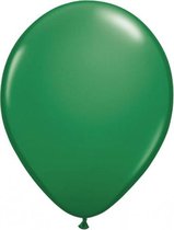 ballonnen metallic 30 cm latex donkergroen 10 stuks