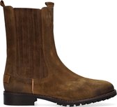 Shabbies 181020175 Enkellaarsjes - Enkelboots - Dames - Bruin - Maat 41