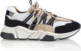 DWRS sneaker Los Angeles Suède Zwart/Beige Maat - 40