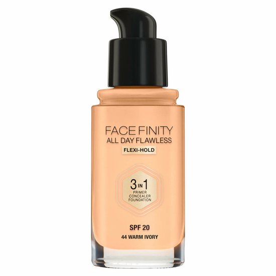 Max Factor Facefinity All Day Flawless Foundation - 44 Warm Ivory