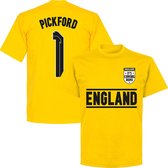 Engeland Pickford 1 Team T-Shirt - Geel - Kinderen - 152