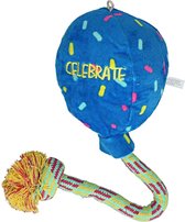 Flamingo kong occasions birthday balloon blue - l - 11,5 x 11,5 x 19,5cm