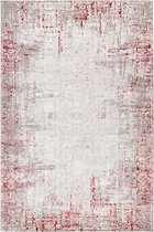 Modern laagpolig vloerkleed Phoenix - Roze - 240x340 cm