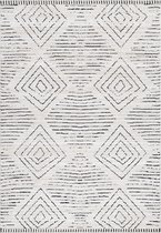 Modern berber-look vloerkleed Taznaxt - crème 5106 - 120x170 cm