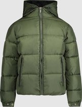 Ballin Amsterdam -  Jongens Regular Fit Puffer  Jas  - Groen - Maat 152