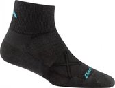 Darn Tough Run Quarter Ultra-Lightweight Running Sock Black - Dames