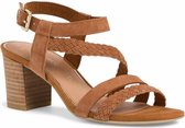 Marco Tozzi Dames Sandaaltje 2-2-28307-36 305 bruin F-breedte Maat: 36 EU