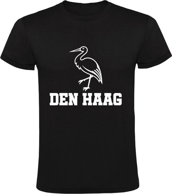 Den Haag Heren tshirt Zwart