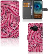 Hoesje ontwerpen Nokia X10 | Nokia X20 GSM Hoesje Swirl Pink