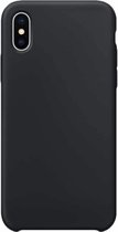 Geschikt voor: iPhone XS Siliconen Back Cover - zwart