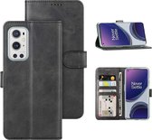 OnePlus 9 Pro - Bookcase Zwart - portemonee hoesje