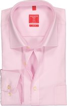 Redmond regular fit overhemd - roze - Strijkvriendelijk - Boordmaat: 47/48