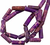 Regaliet Jaspis Kralen (14 x 4.5 mm) Purple (28 stuks)