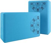 CAPITAL SPORTS Bindo Essential yogablok - Set van 2 - 22,5 x 7,5 x 14,5cm - Slipvrij - EVA hardschuim