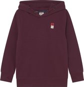 Vingino Hoodie B-basic Jongens Katoen Bordeaux Maat 140