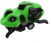 Insectenauto pull back Kikker 4,5 cm groen/zwart