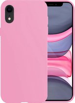 Hoes voor iPhone XR Hoesje Siliconen - Hoes voor iPhone XR Case - Roze
