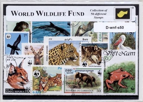 Wereld Natuur Fonds – Luxe postzegel pakket (A6 formaat) : collectie