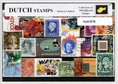 Dutch stamps- small & large size - Typisch Nederlands postzegel pakket & souvenir. Collectie van 100 verschillende postzegels met Nederland als thema – kan als ansichtkaart in een