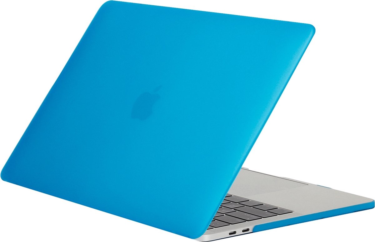 Macbook pro 13 inch retina 'touchbar' case van By Qubix - Baby blauw - Alleen geschikt voor Macbook Pro 13 inch met touchbar (model nummer: A1706 / A1708) - Eenvoudig te bevestigen macbook cover!