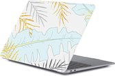 Coque MacBook de By Qubix - Convient pour la coque MacBook Air 13 pouces 2018 - Couleur: Feuille pastel (A1932, version touch id)