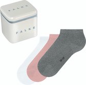 FALKE Happy Box 3-Pack cadeau geschenkset Katoen Multipack Dames Sneakersokken veelkleurig - Maat 35-38