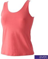 Avet dames hemd microfiber 7591 Langer Model - M - Rood