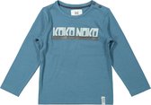 Koko Noko jongens shirt Logo Petrol
