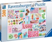 Ravensburger puzzel Zoete Verleiding - Legpuzzel - 500 stukjes