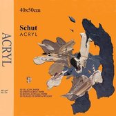 Schut Acryl Papier 360gram Acrylverf Blok 40x50 - Professioneel Papier Voor Acrylverf En Andere Technieken - Papier Voor Kunstenaars A5 Formaat
