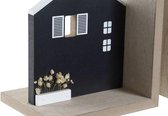 Bokstöd DKD Home Decor Hout (2 pcs) (15 x 12 x 17 cm)
