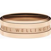 Daniel Wellington unisex stalen ring 9 karaat edelstaal 52 Roségoud 32014598