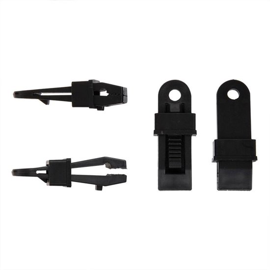 ProPlus Tenttapijt clips - schroefmodel - stevige grip - 83 x 28 x 21 mm - 4 stuks van ProPlus — afbeelding 3