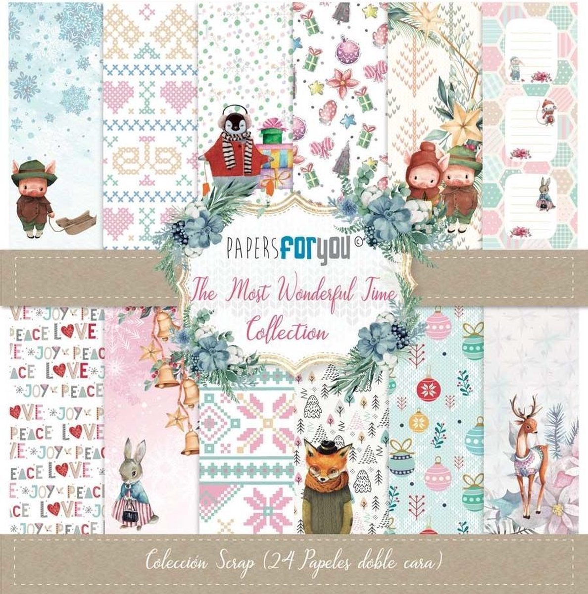 The Most Wonderful Time 6x6 Inch Paper Pack (24pcs) (PFY-3278)