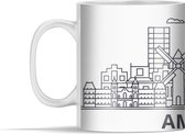 Mok - Design - Skyline - Amsterdam - 350 ml - Beker