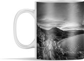 Mok - Bolivia - Meer - Zwart - Wit - 350 ml - Beker