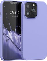 kwmobile telefoonhoesje voor Apple iPhone 13 Pro - Hoesje voor smartphone - Back cover in pastel-lavendel