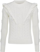 Mexx Cable Knit Pullover - Off White - Dames - Knitwear - Maat XXL