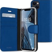 Accezz Wallet Softcase Booktype voor de iPhone 13 Mini hoesje booktype - Donkerblauw