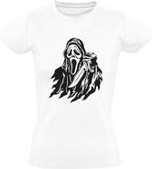 Scream Dames t-shirt | horror | ghostface | film | cadeau | Wit
